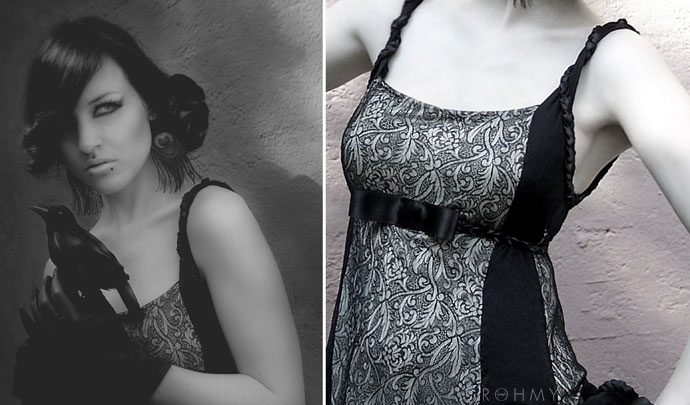 Dress: ROHMY Couture /// Model: Mrs. Gravedigger