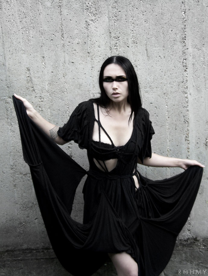 ROHMY Couture "Nocturne" Collection / Dress B. No 3 / Model: Roxy