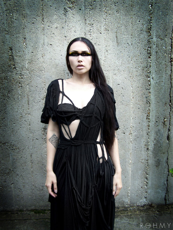 ROHMY Couture "Nocturne" Collection / Dress B. No 3 / Model: Roxy