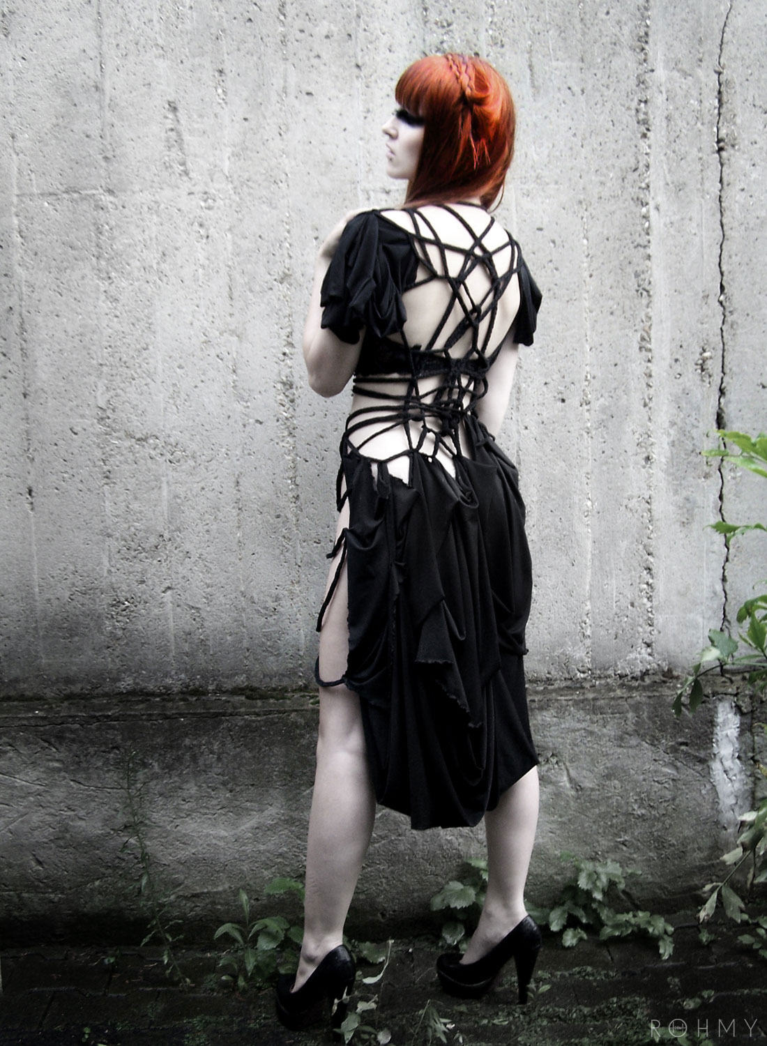 ROHMY Couture "Nocturne" Collection / Dress B. No 2 / Model: Mrs. Gravedigger