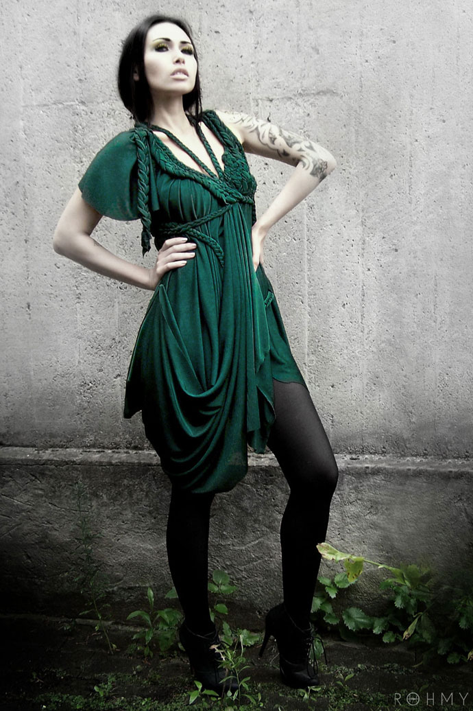 ROHMY Couture "Nocturne" Collection / Dress B. No 7 / Model: Roxy