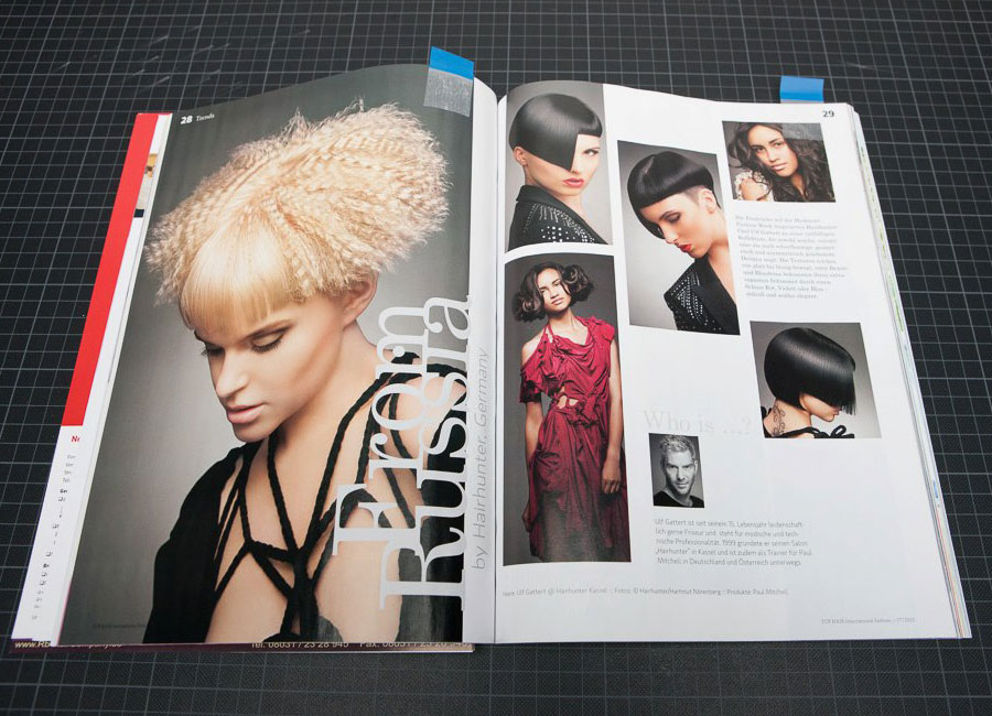 ROHMY Couture published in TOP Hair International / Fotos by Hart Worx / Hair: Paul Mitchell Team