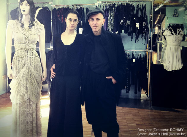 Fashion: ROHMY Couture / at Jokers Hell Opening in Karlsruhe