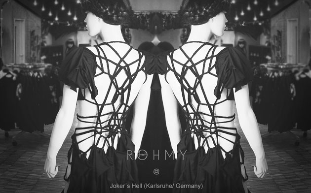 Fashion: ROHMY Couture / at Jokers Hell Opening in Karlsruhe