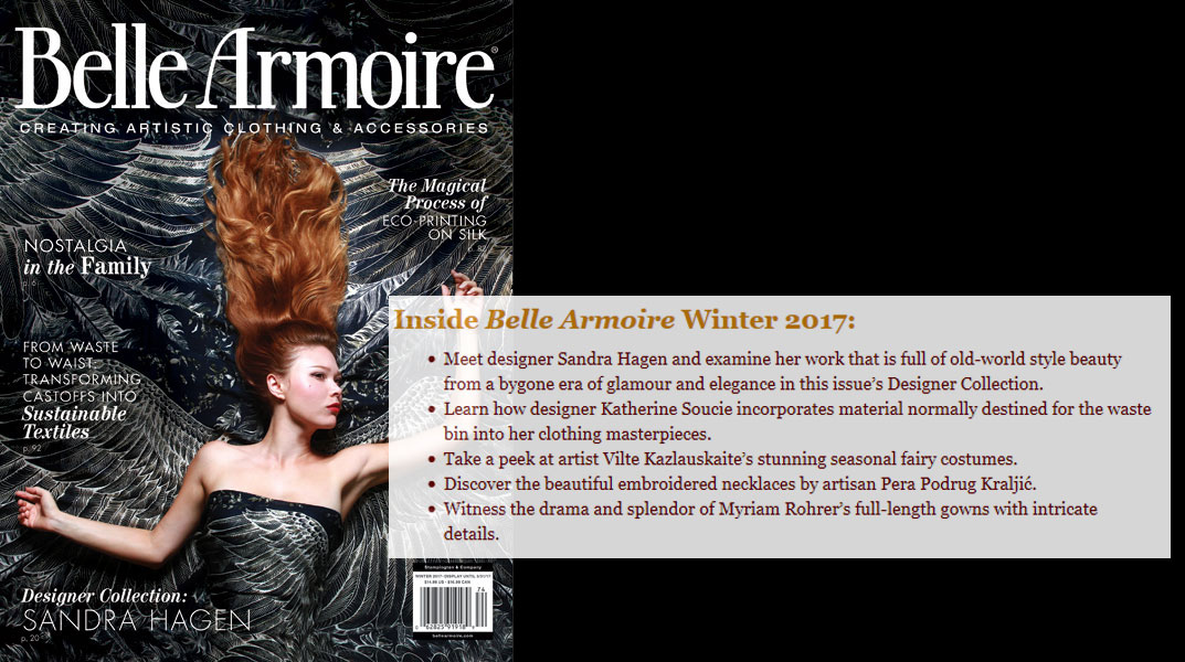 Publication: ROHMY Couture im Belle Armoire Magazin (Winter 2017)